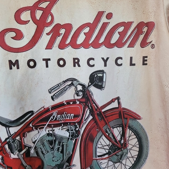 Indian Motorcycle Print T Shirt Mens Size M - Picture 3 of 7